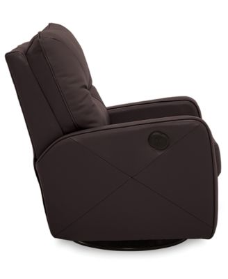Finchley Leather Power Swivel Glider Recliner