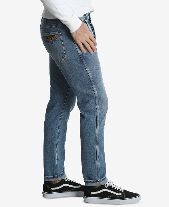 Wrangler Men's Regular Fit Tapered Leg Fashion Jeans & Reviews Jeans Men Macy's