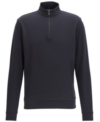 boss half zip sweatshirt