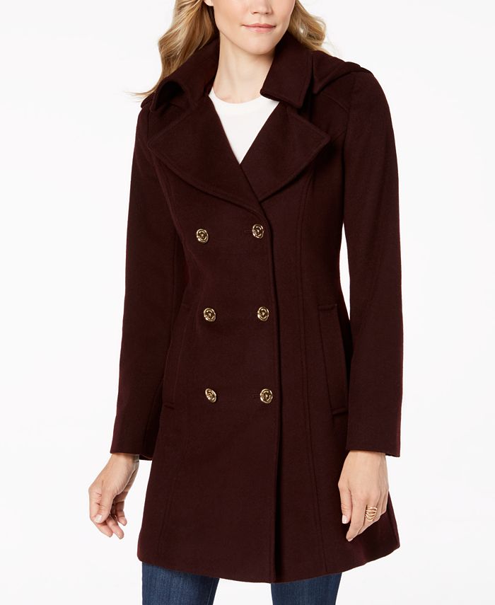 Michael Kors Double Breasted Coat Macys 