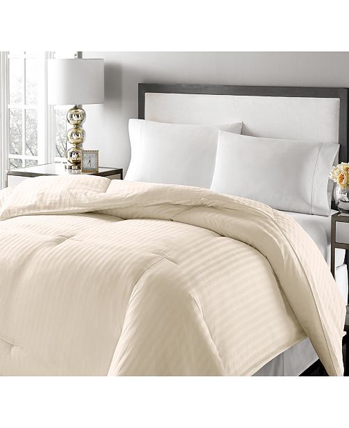 Royal Luxe Luxury Damask Stripe Full Queen Feather Down