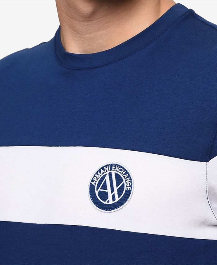 A|X Armani Exchange Men's Single Stripe T-Shirt & Reviews - T-Shirts ...