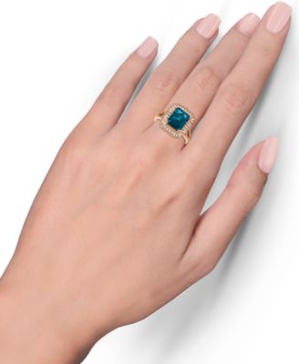 le vian deep sea blue topaz