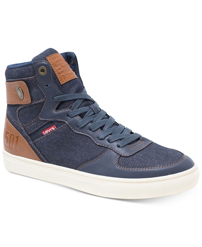 Levi s Men s Jeffrey Hi 501 Denim Sneakers Macy s
