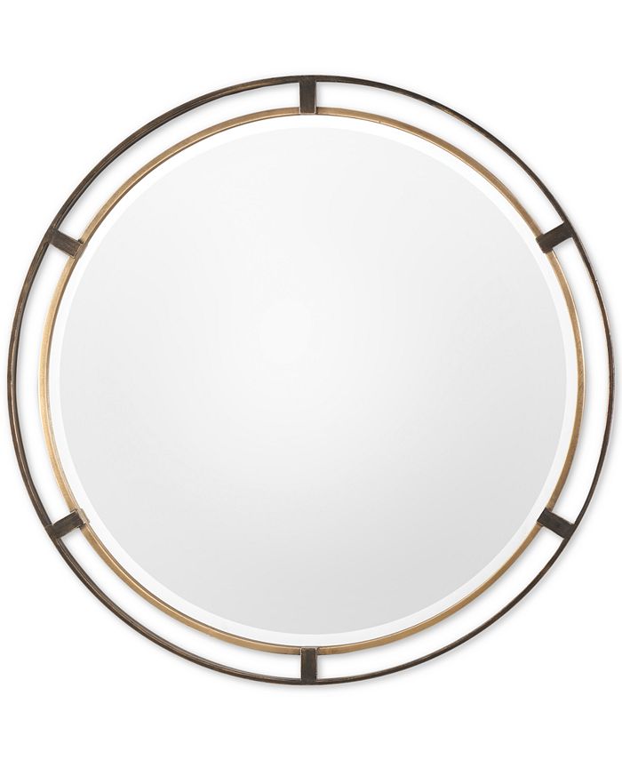 Uttermost - Carrizo Bronze Round Mirror