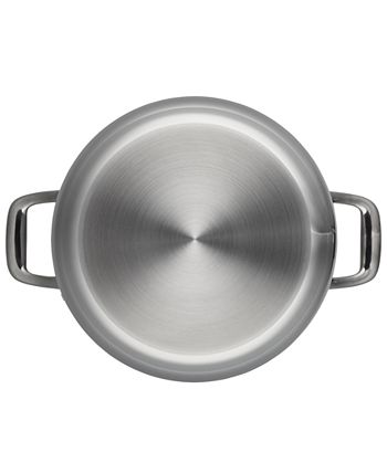 Breville - Thermal Pro Clad Stainless Steel 8-Qt. Stockpot & Lid