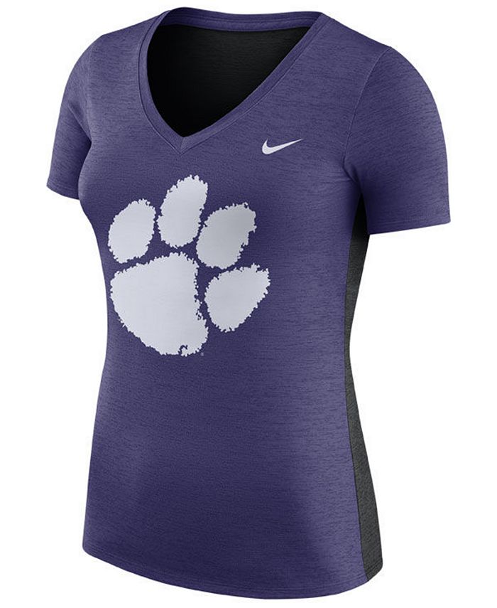 Nike Women's Clemson Tigers Dri-Fit Touch T-Shirt & Reviews - Sports ...