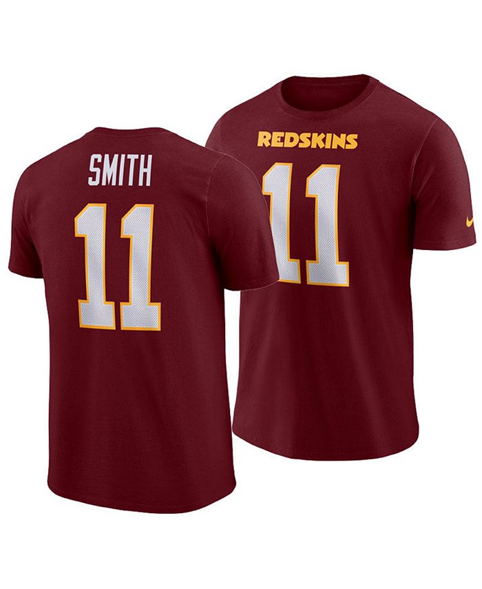 Nike Men's Alex Smith Washington Redskins Pride Name and Number Wordmark T- Shirt - Macy's