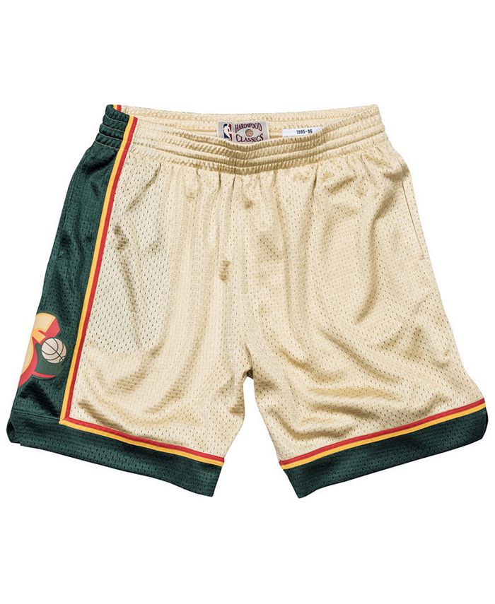 Mitchell & Ness Men's Seattle SuperSonics Gold Collection Swingman ...