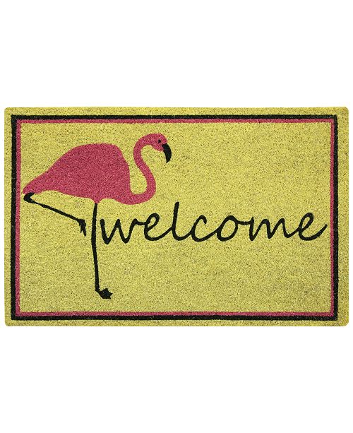 Bacova Flamingo Welcome 18 X 30 Doormat Reviews Rugs Macy S