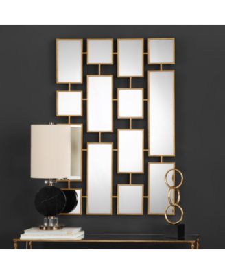 Kennon Forged Gold Rectangles Mirror