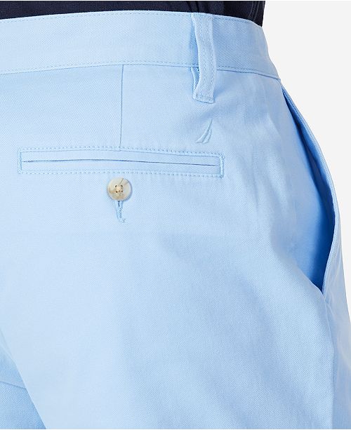 Nautica Men's Classic Fit Cotton Sleep Shorts Blue Size Large