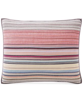 Martha Stewart Collection - Rustic Yarn-Dyed Stripe Quilted Standard Sham