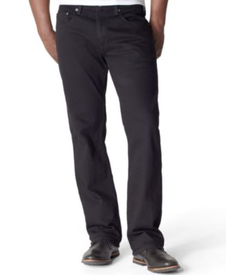 559 Relaxed Straight-Fit Black Jeans 