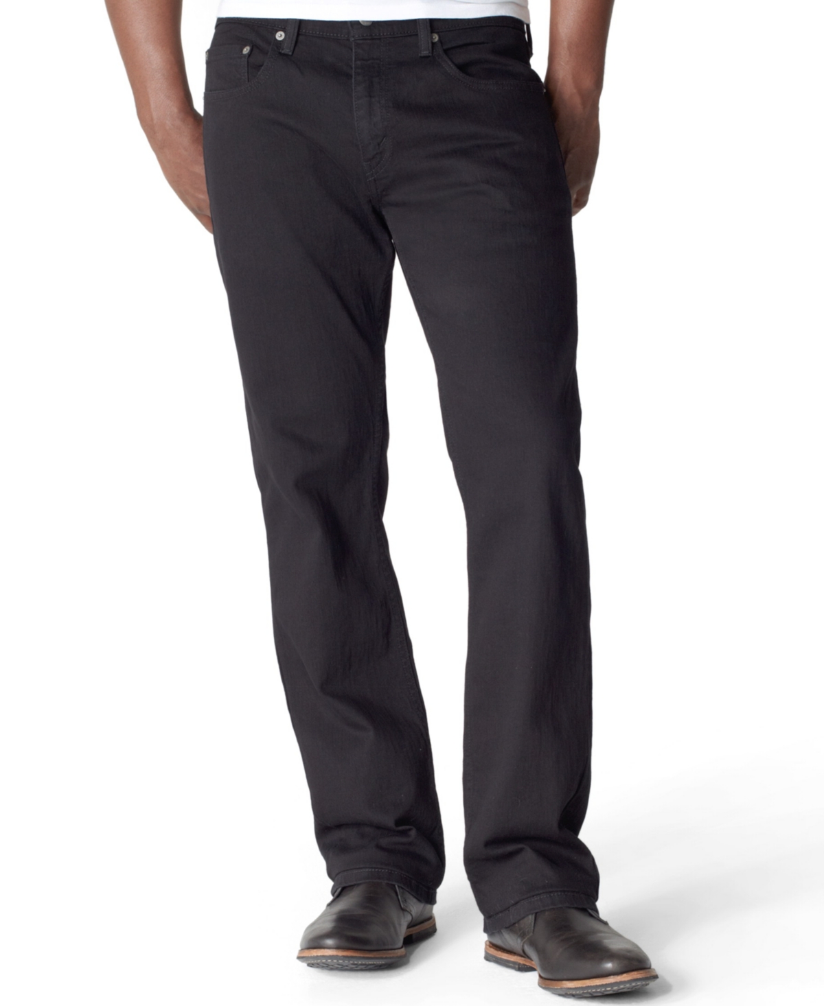 Levi's Men's 559 Relaxed Straight Fit Stretch Jeans - Black