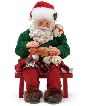 UPC 045544965118 product image for Department 56 Possible Dreams Santa & Pets Figurine | upcitemdb.com