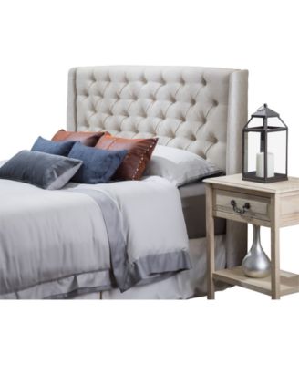 Jarson Wingback Tufted Headboard - Full/Queen