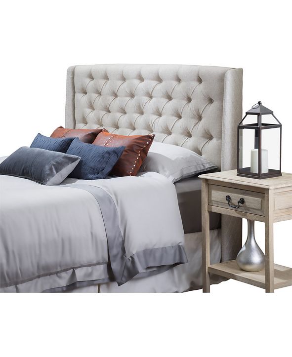 Noble House Jarson Wingback Tufted Headboard Full/Queen & Reviews