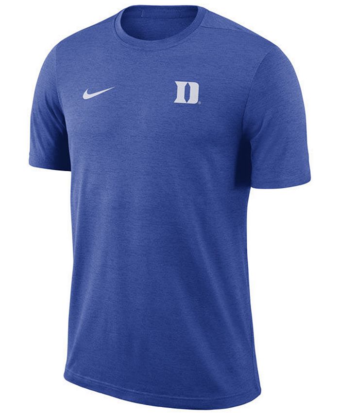 Nike Men's Duke Blue Devils Dri-Fit Coaches T-Shirt - Macy's