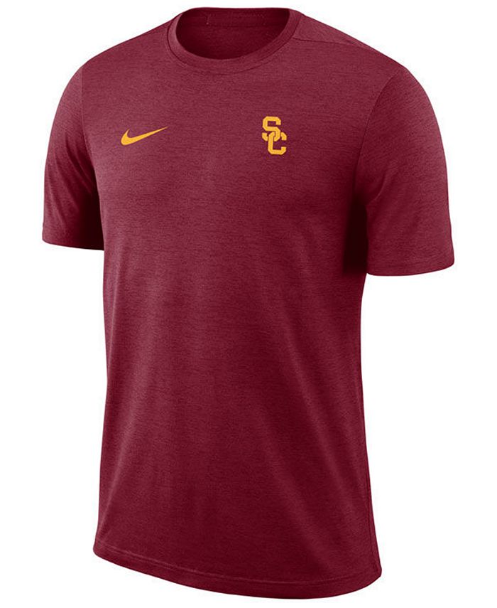 Nike Men's USC Trojans Dri-Fit Coaches T-Shirt - Macy's