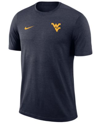 Nike Men's West Virginia Mountaineers Dri-Fit Coaches T-Shirt - Macy's