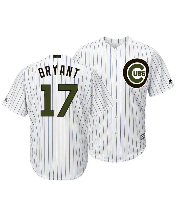 Women's Majestic Kris Bryant Chicago Cubs White Official Cool Base Player  Jersey