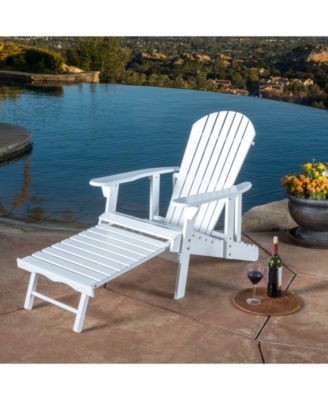 Collyer Adirondack Chair Set and Footrest (Set Of 2)