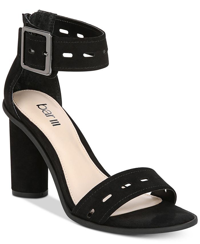 Bar III Breeanne High Heel Block Sandals, Created For Macy's - Macy's
