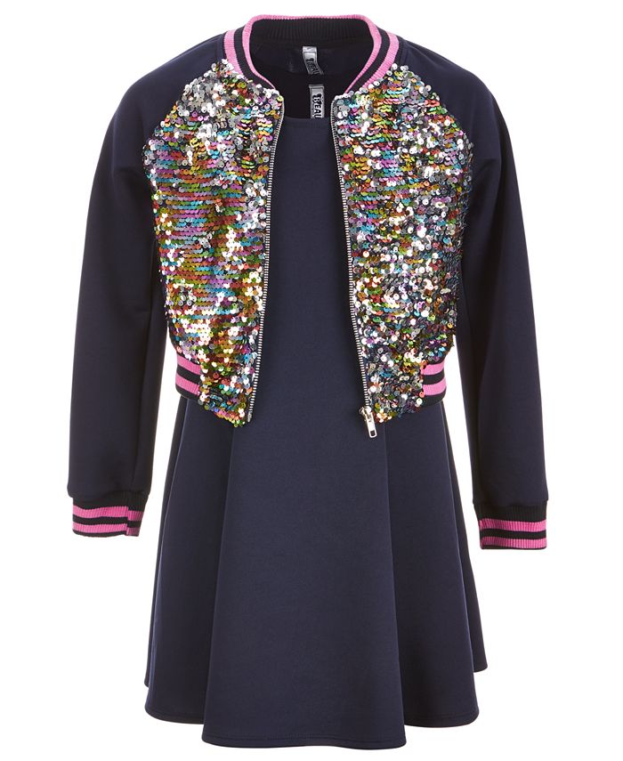 Flip sequin bomber jacket sale