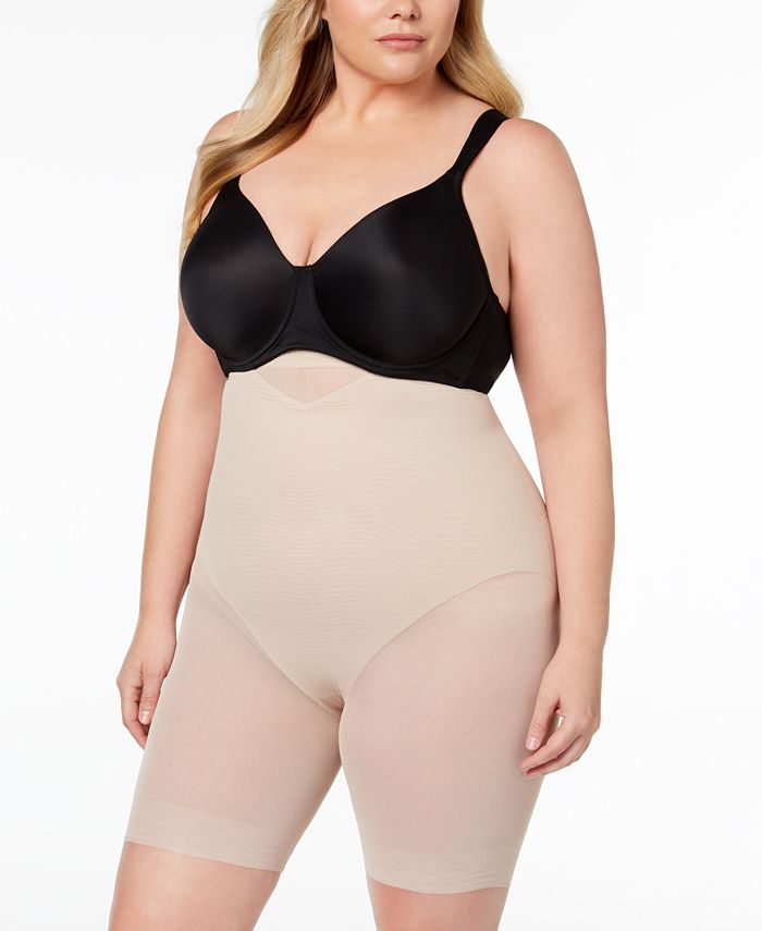 Miraclesuit Women's Extra Firm TummyControl Sheer Trim Thigh Slimmer