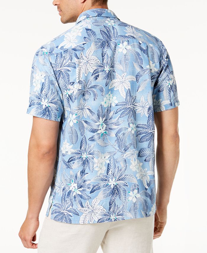 Tommy Bahama Men's El Medano Jungle Silk Shirt - Macy's