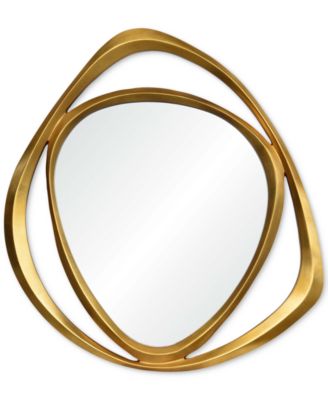 Furniture - Goldie Large Triangle Mirror, Quick Ship
