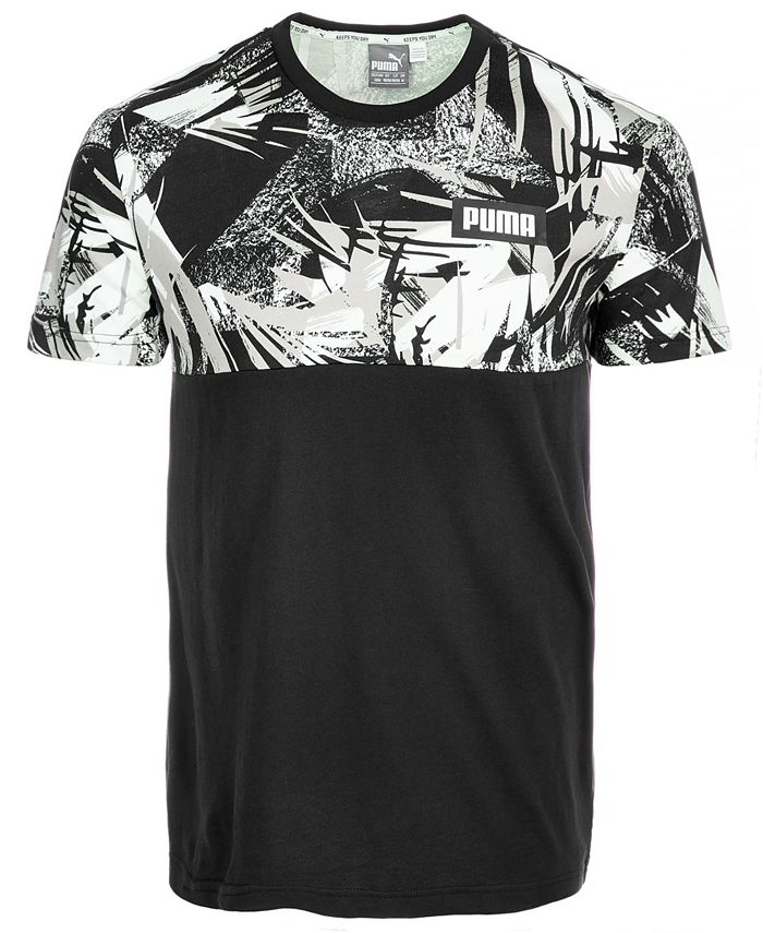 Puma Men's Rebel Colorblocked T-Shirt - Macy's