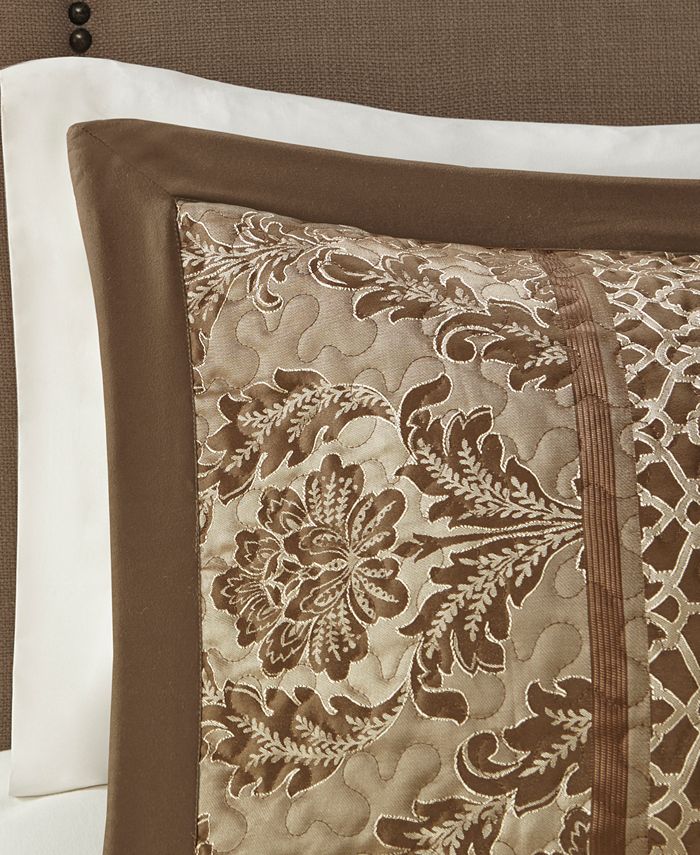 Madison Park Bellagio Quilted 5Pc. Bedspread Set, Queen Macy's