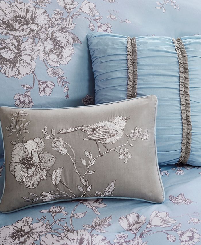 Madison Park Diana 7Pc. Full/Queen Duvet Cover Set Macy's