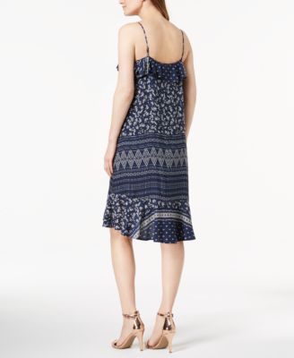 Vince Camuto Ruffled Shift Dress - Macy's