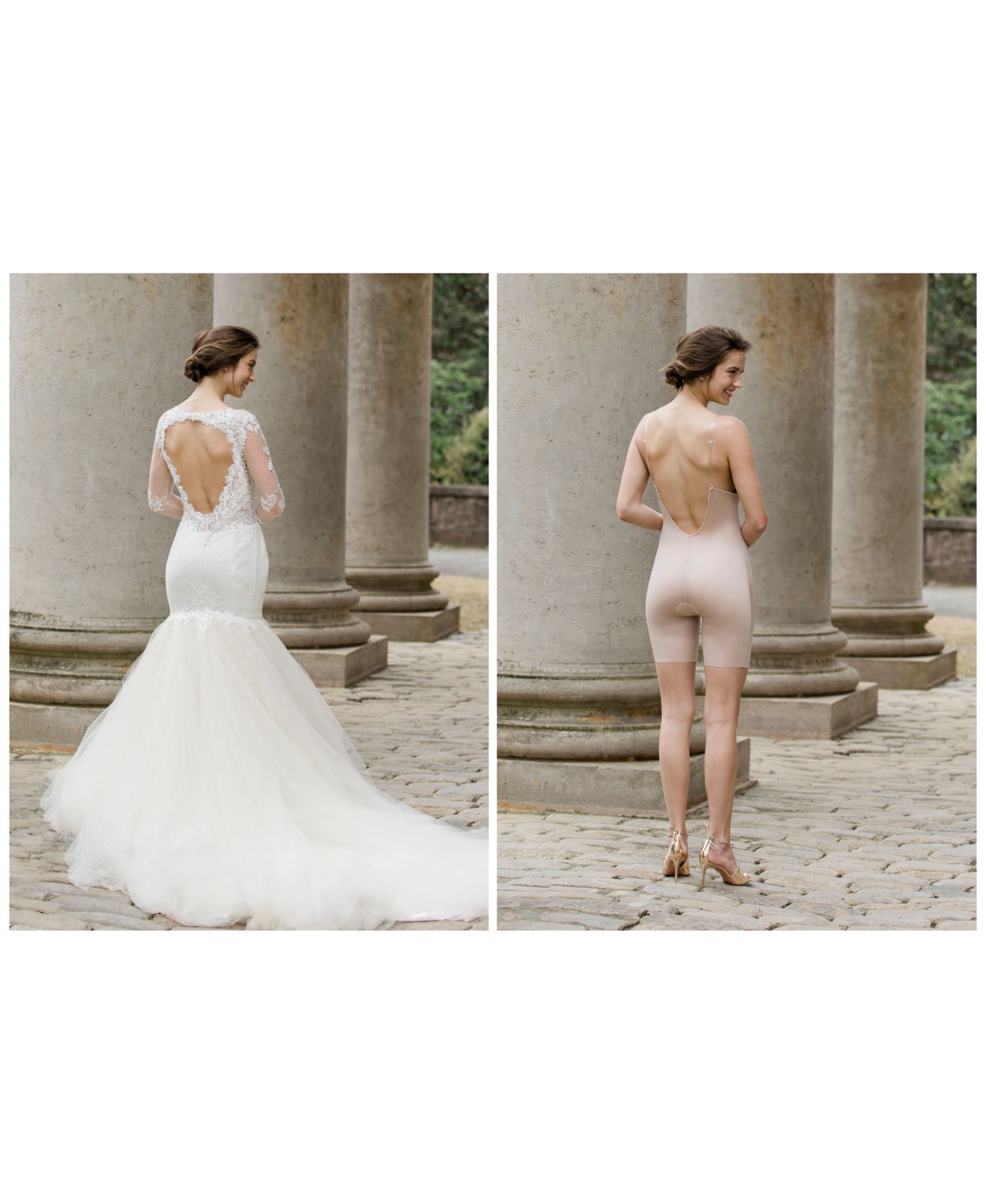 Your Fancy Plunge Low-Back Mid-Thigh Bodysuit 10157R