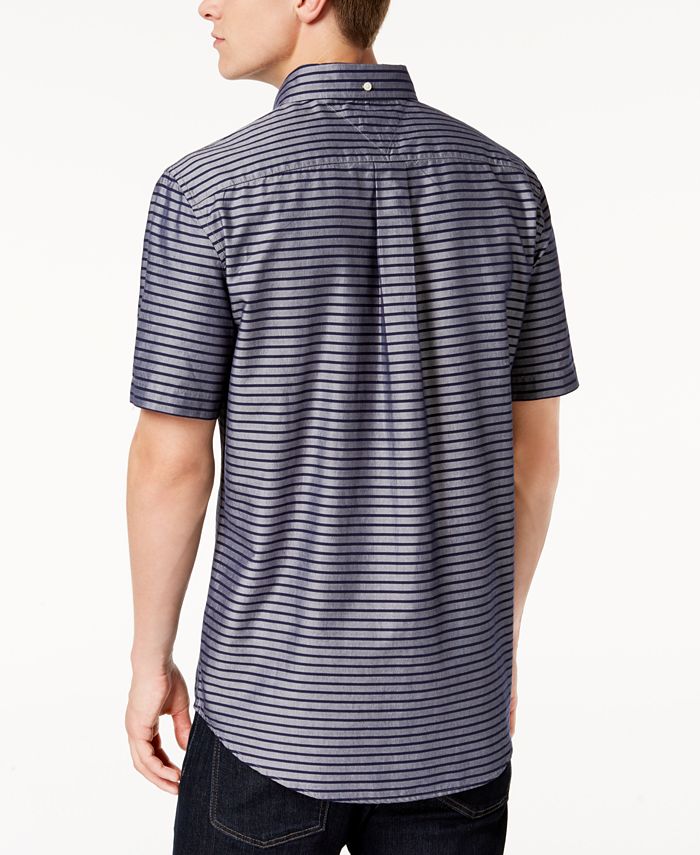 Tommy Hilfiger Men's Davy Striped Shirt, Created for Macy's - Macy's