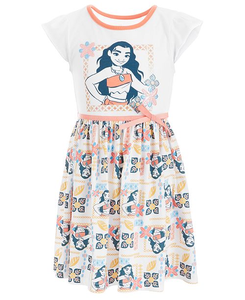 Disney Toddler Girls Moana Printed Dress Reviews All Girls