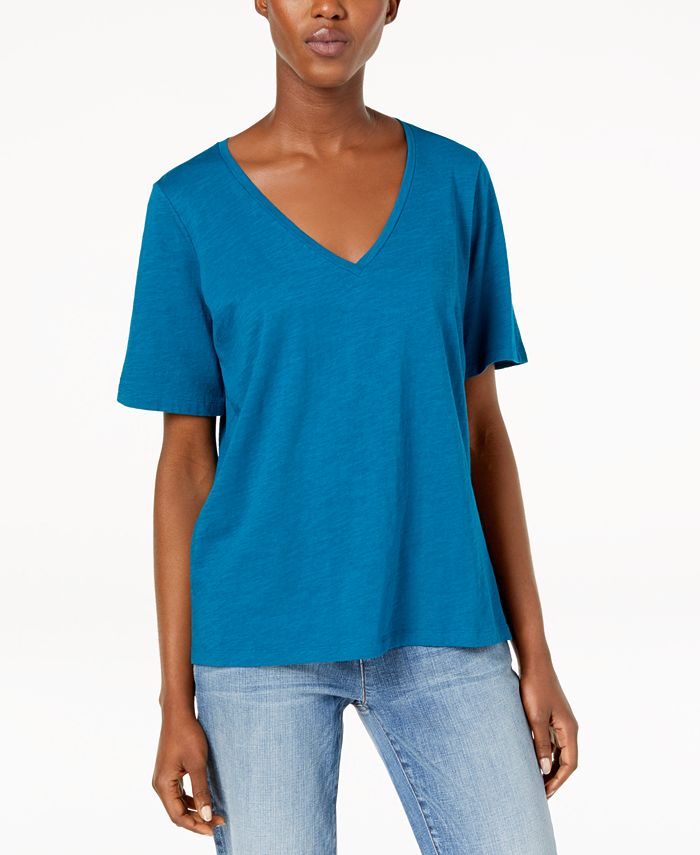 Eileen Fisher Organic Cotton Top Regular Petite Macy s