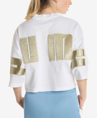 Puma - Satin Relaxed Cropped Top