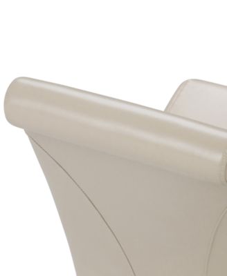 Easton Set of 2 Faux Leather Deluxe Parson Chairs