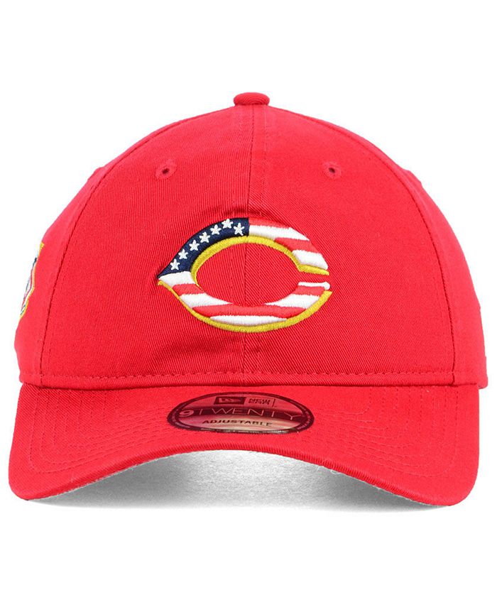 New Era Cincinnati Reds Stars and Stripes 9TWENTY Strapback Cap - Macy's