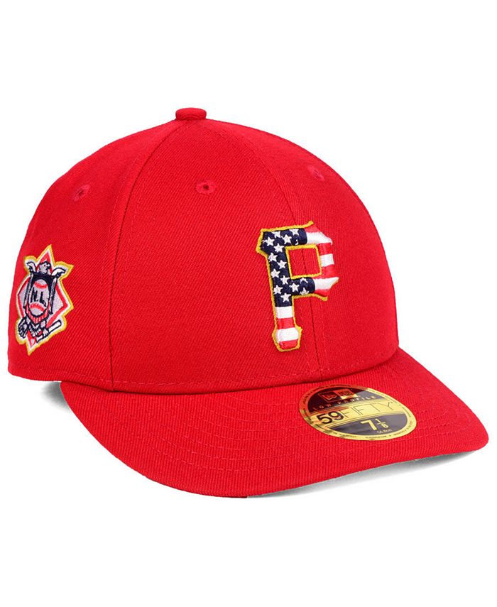 New Era Pittsburgh Pirates Stars and Stripes Low Profile 59FIFTY Fitted ...
