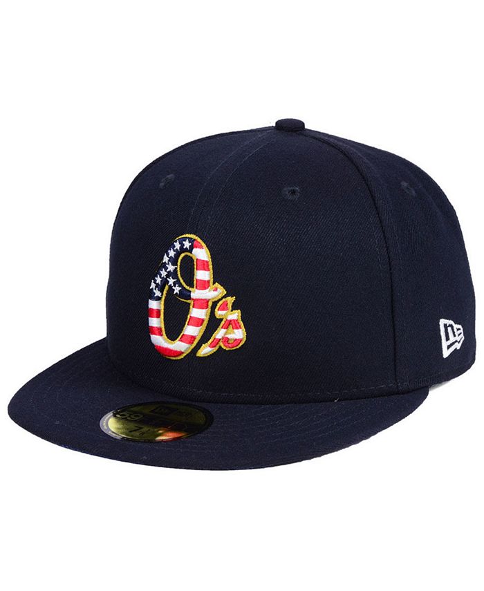 New Era Boys' Baltimore Orioles Stars and Stripes 59FIFTY Fitted Cap