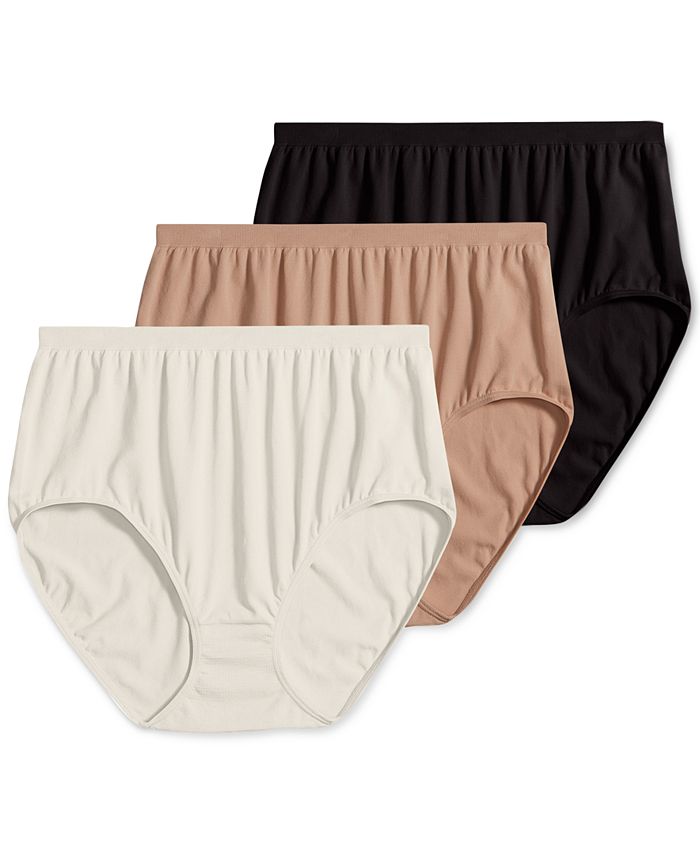 Jockey Comfies Micro Brief Underwear 3 Pack 3328 & Reviews Bras, Underwear & Lingerie Women