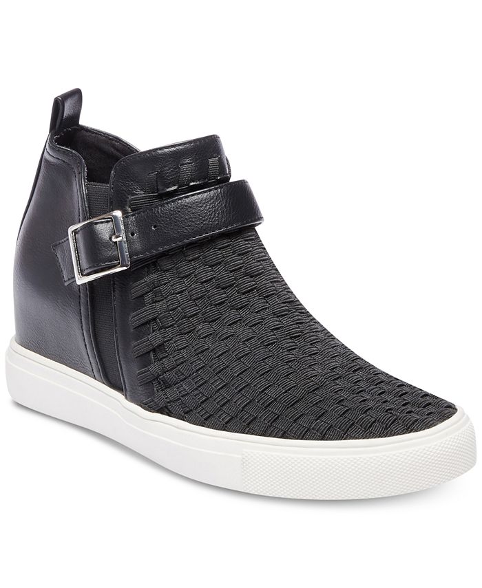 Steve madden sales women's wedge sneakers