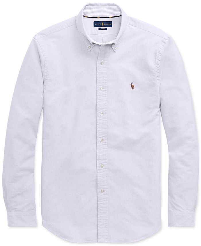 Polo Ralph Lauren Men's Classic Fit Cotton Oxford Shirt - Macy's