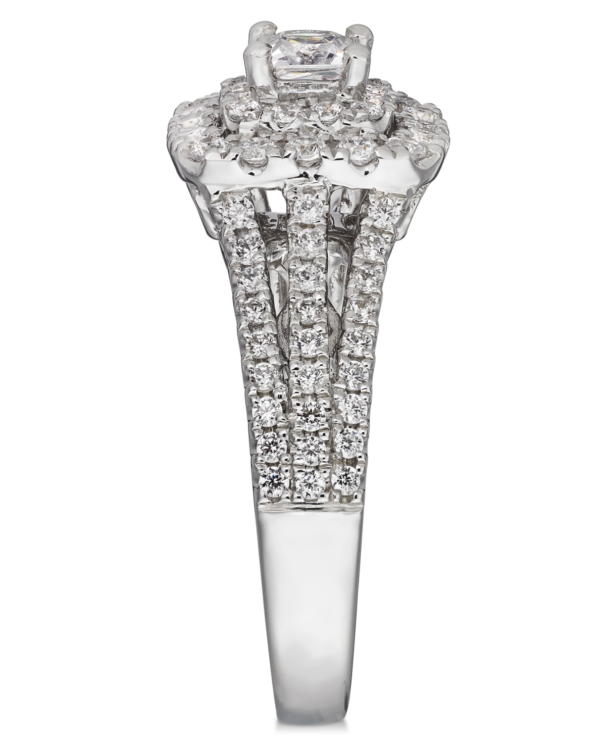 Diamond Princess Cut Engagement Ring (1 ct. t.w.) in 14k- White Gold