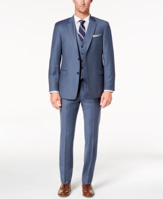 blue gray suit men's